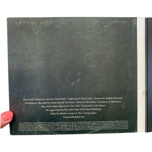 Nine Black Alps Bitter End Single UK Island Label VG+ Alternative Rock 2007 - Picture 2 of 4